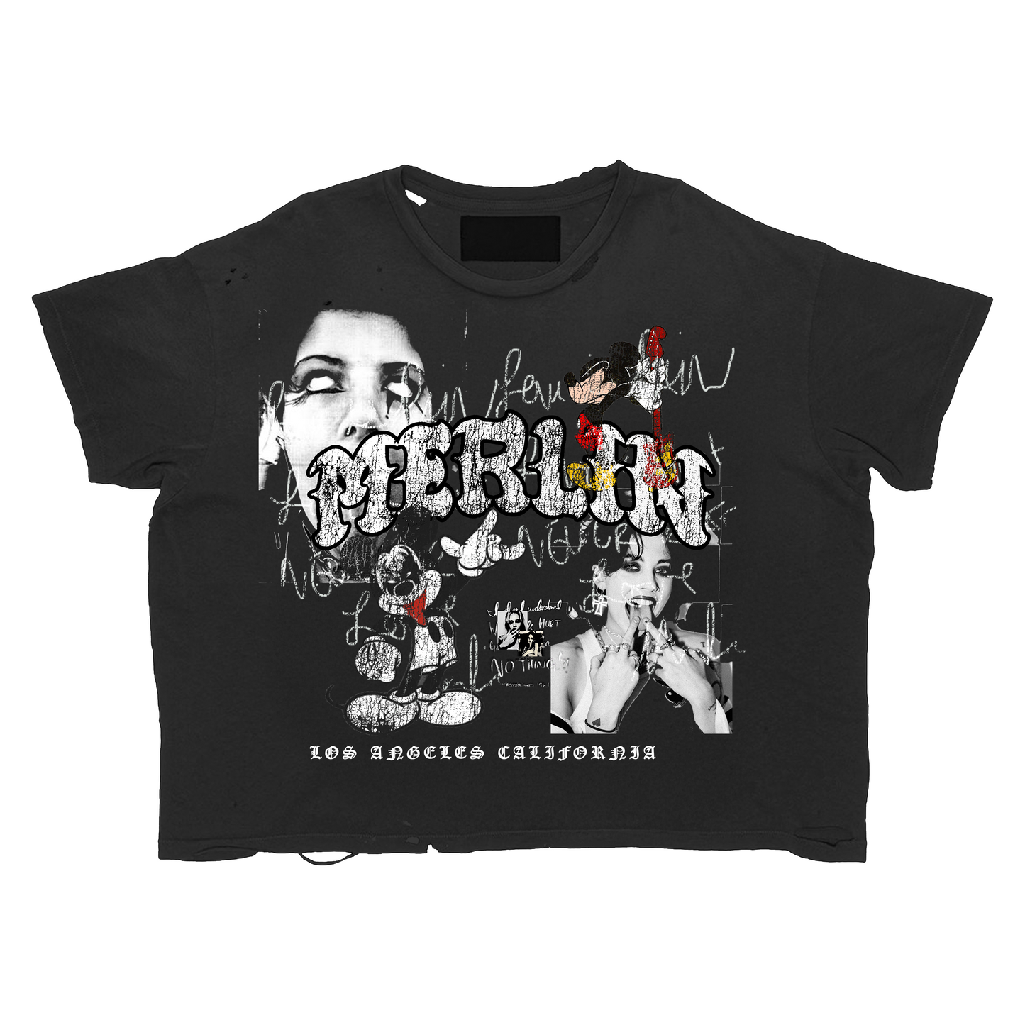 Rockstar Mickey T-Shirt/BLK