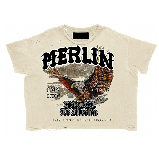 Hotel Le Eagle T-Shirt/CREME