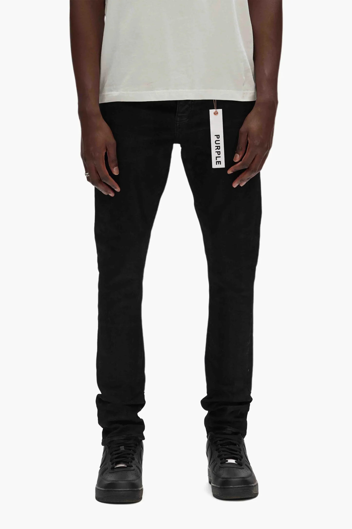 BLACK RESIN 3D JEANS