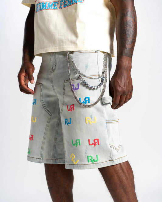 RJ MULTI COLOR-SHORTS