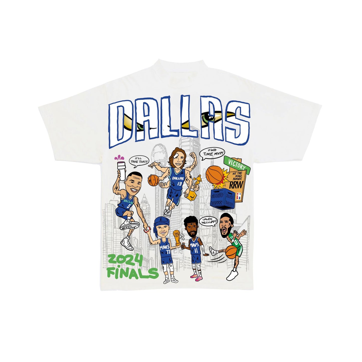 RRW NBA Finals Shirt/WHT
