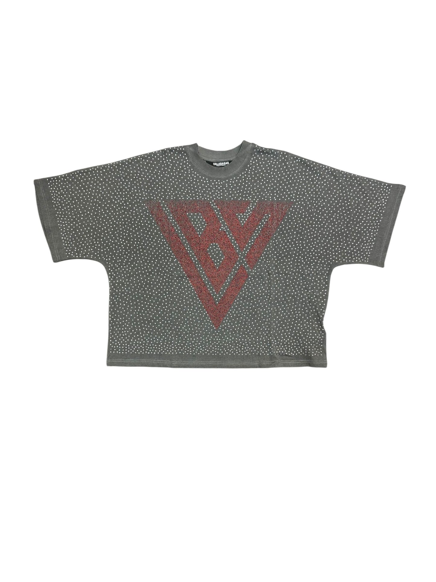 "CONSTELLATION" TEE-GRY/RED