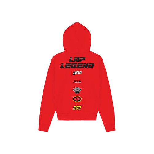 LAP LEGEND HOODIE-RED