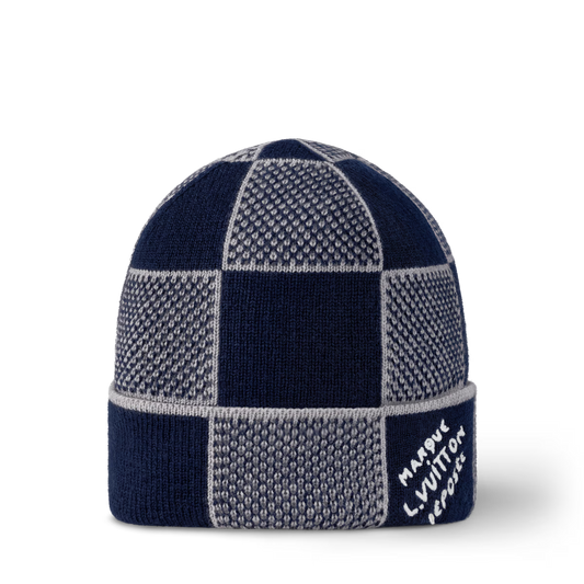 LV DAMIER-NVY BEANIE