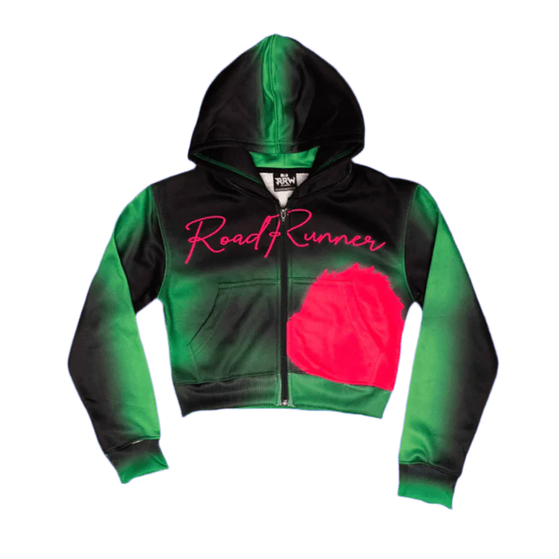Raw-Ombre-Women-S-Zip up-Green/S