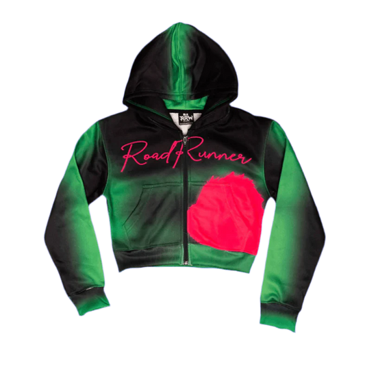 Raw-Ombre-Women-S-Zip up-Green/S