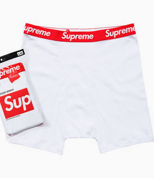 Supreme Boxers/Wht