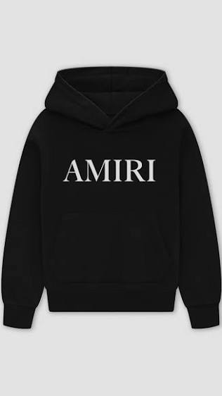 AMIRI CORE LOGO HOODIE/BLK